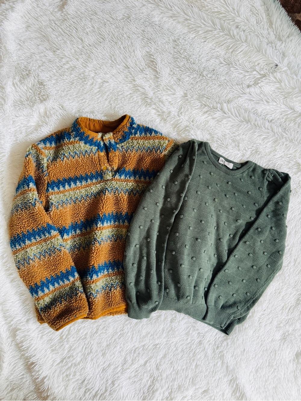 🏔️ Roolee Sherpa and H&M sweater